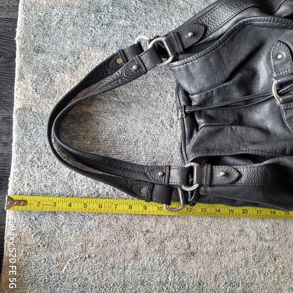 LANCEL Paris Black Leather Designer Purse - Picture 4 of 16